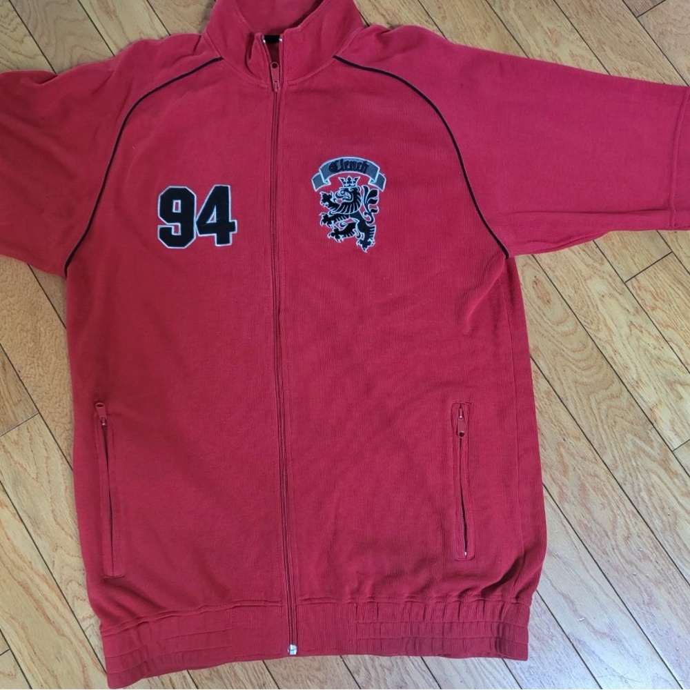 Clench Jeans Red And Black Jacket Men’s Size M